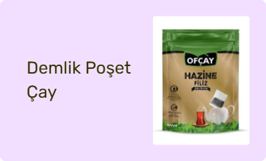 Demlik Poşet Çay