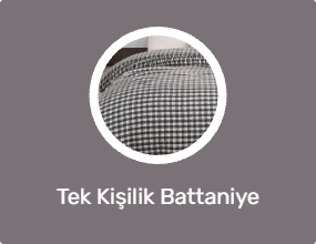 Tek Kişilik Battaniye