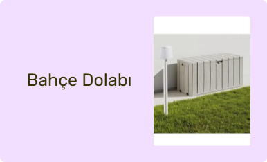 Bahçe Dolabı