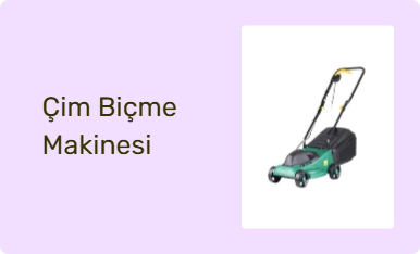Çim Biçme Makinesi