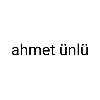 ahmet ünlü