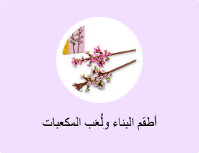 أطقم البناء ولُعَب المكعبات