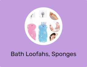 Bath Loofahs, Sponges & Poufs