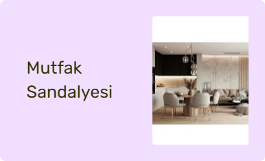 Mutfak Sandalyesi
