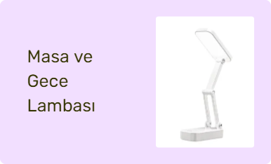 Masa ve Gece Lambası