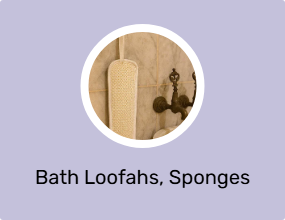 Bath Loofahs, Sponges & Poufs