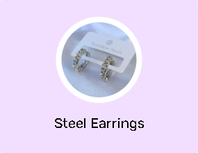 Steel Earrings