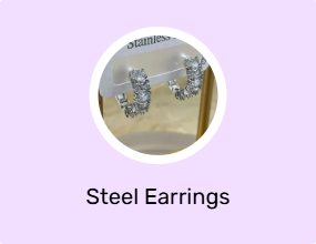 Steel Earrings