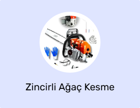 Zincirli Ağaç Kesme Makinesi