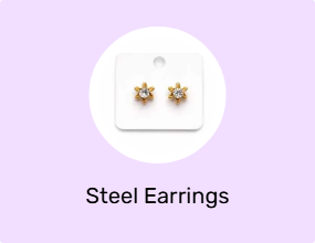 Steel Earrings