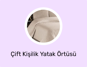 Çift Kişilik Yatak Örtüsü