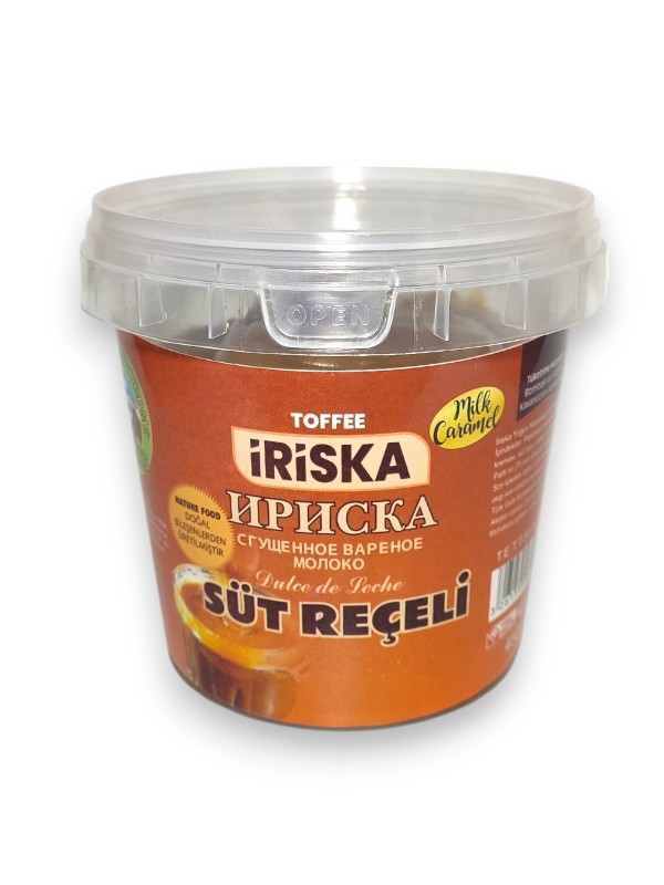 EKO FERMA İRİSKA SÜT REÇELİ KARAMEL 450GR