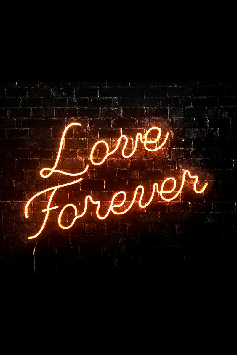 Love Forever Yazılı Neon Led Işıklı Tablo Duvar Dekorasyon Ürünleri