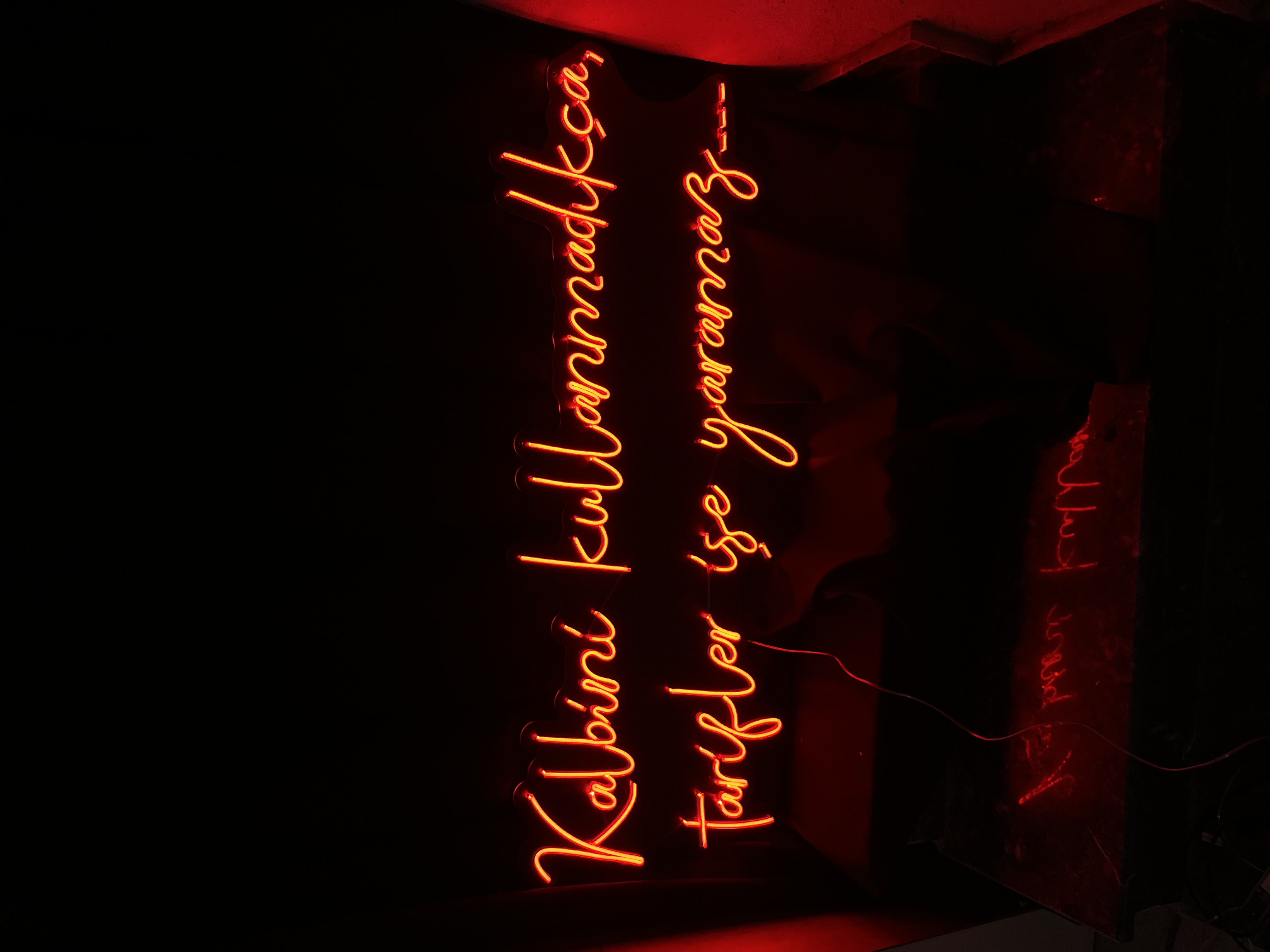 Kalbini Kullanmadıkça Tarifler - Dekoratif Duvar Aydınlatması Neon Led Yazı Cafe Restoran 120x50 cm