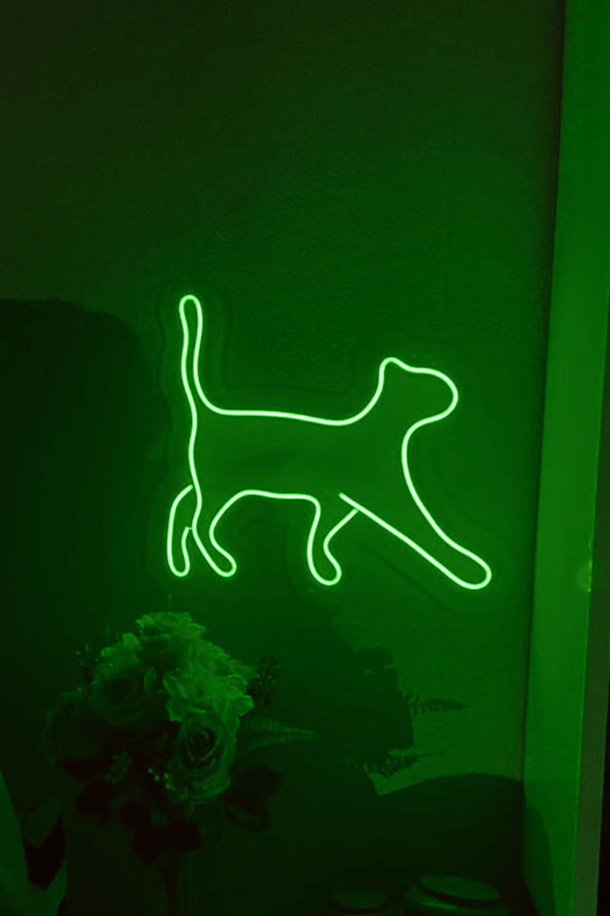 Işıklı Kedi: Neon LED Tabela Duvar Dekorasyon Ürünü