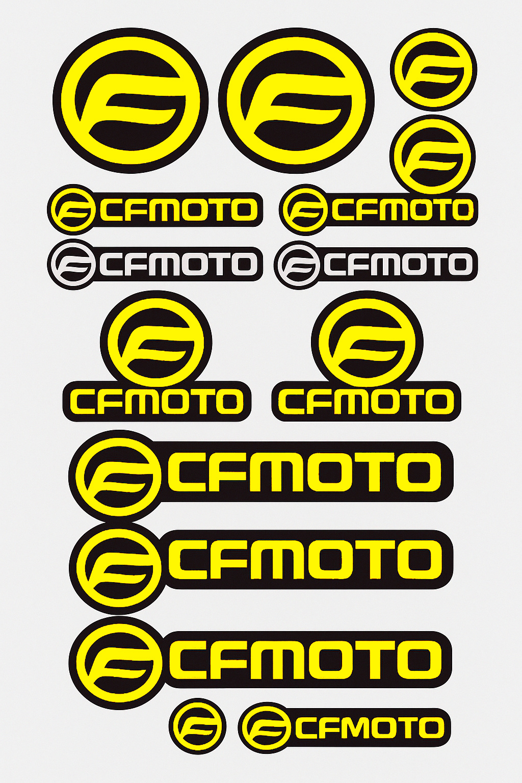 CF MOTO A4 STİCKER SARI