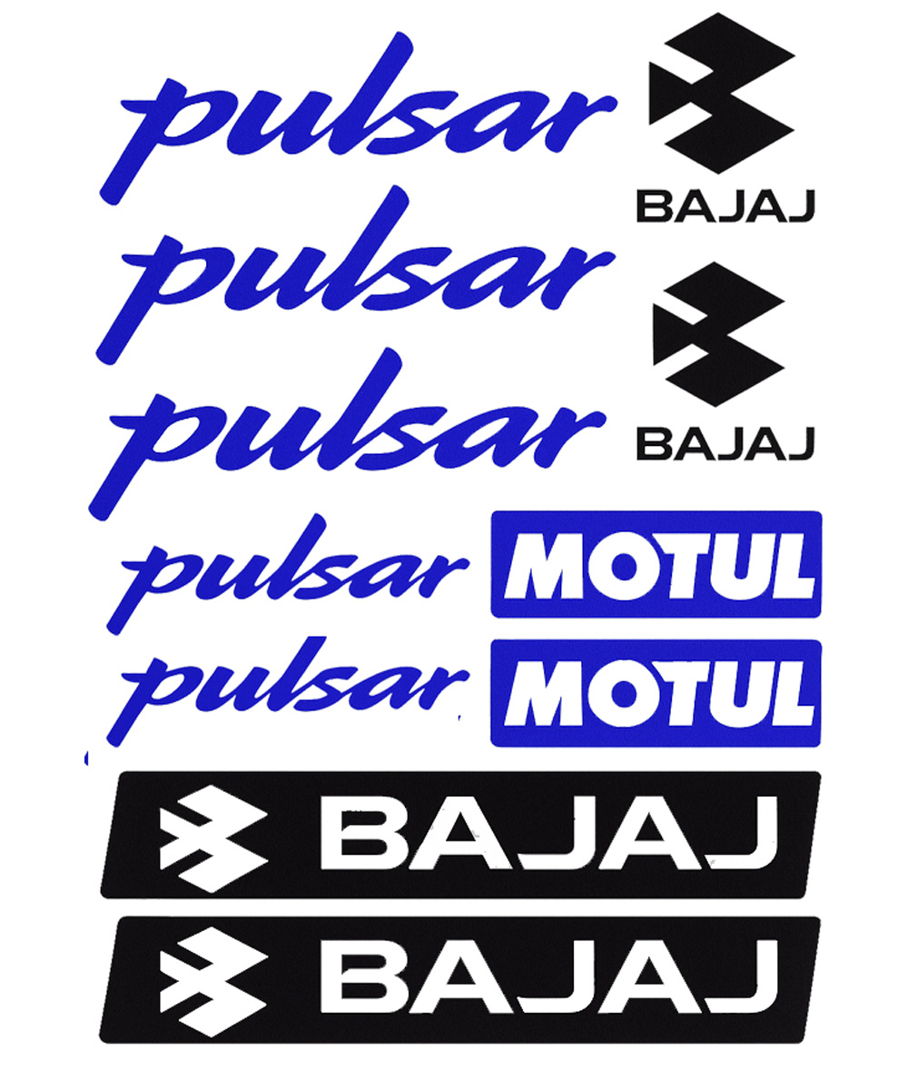 BAJAJ PULSAR A4 STİCKER MAVİ