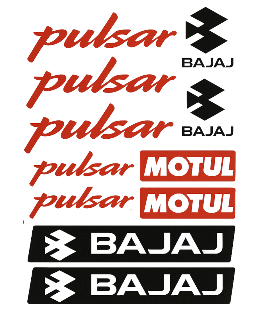 BAJAJ PULSAR A4 STİCKER KIRMIZI