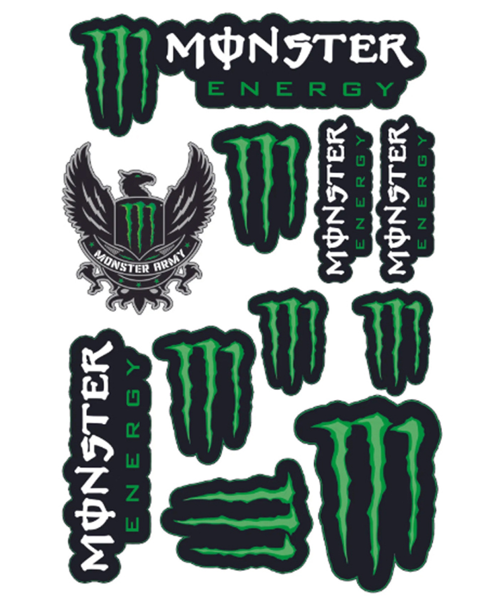 MONSTER A4 STİCKER YEŞİL