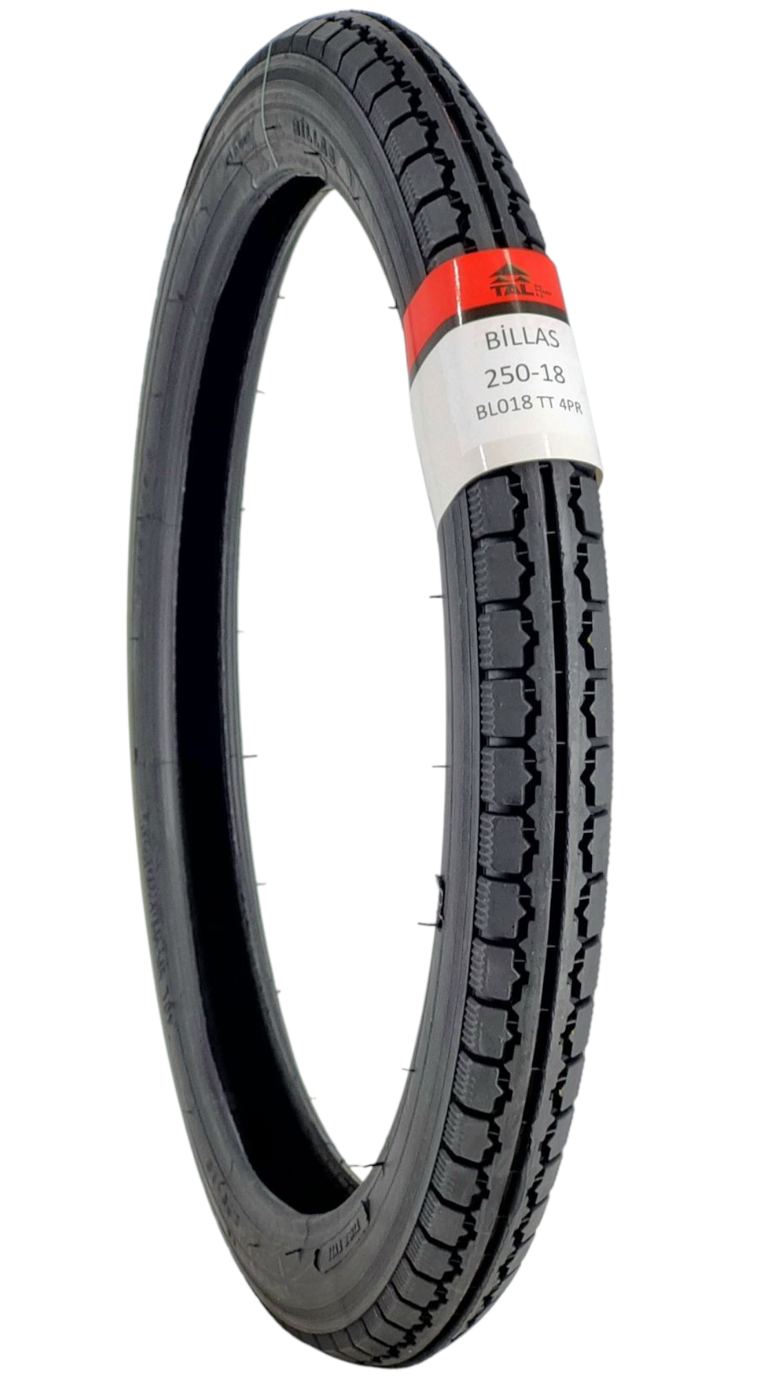 Billas 250-18 TT(İÇ LASTİKLİ TİP-TUBETYPE) MOTOSİKLET LASTİĞİ BL018