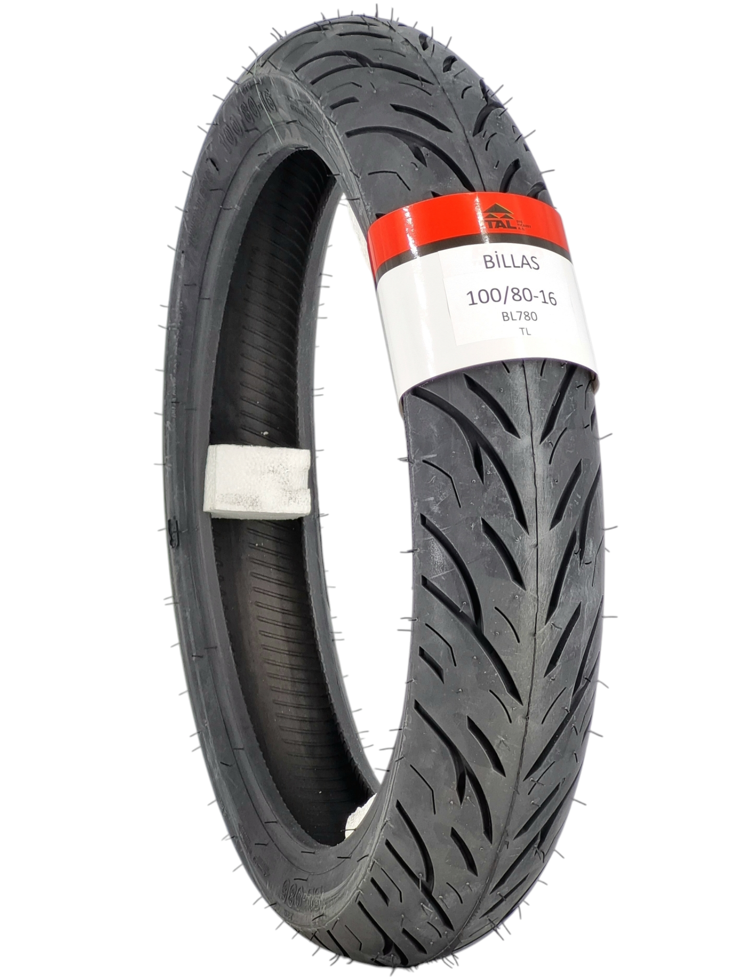 Billas MOTOSİKLET LASTİĞİ  100/80-16 TL (TUBELESS - DUBLEKS) BL086