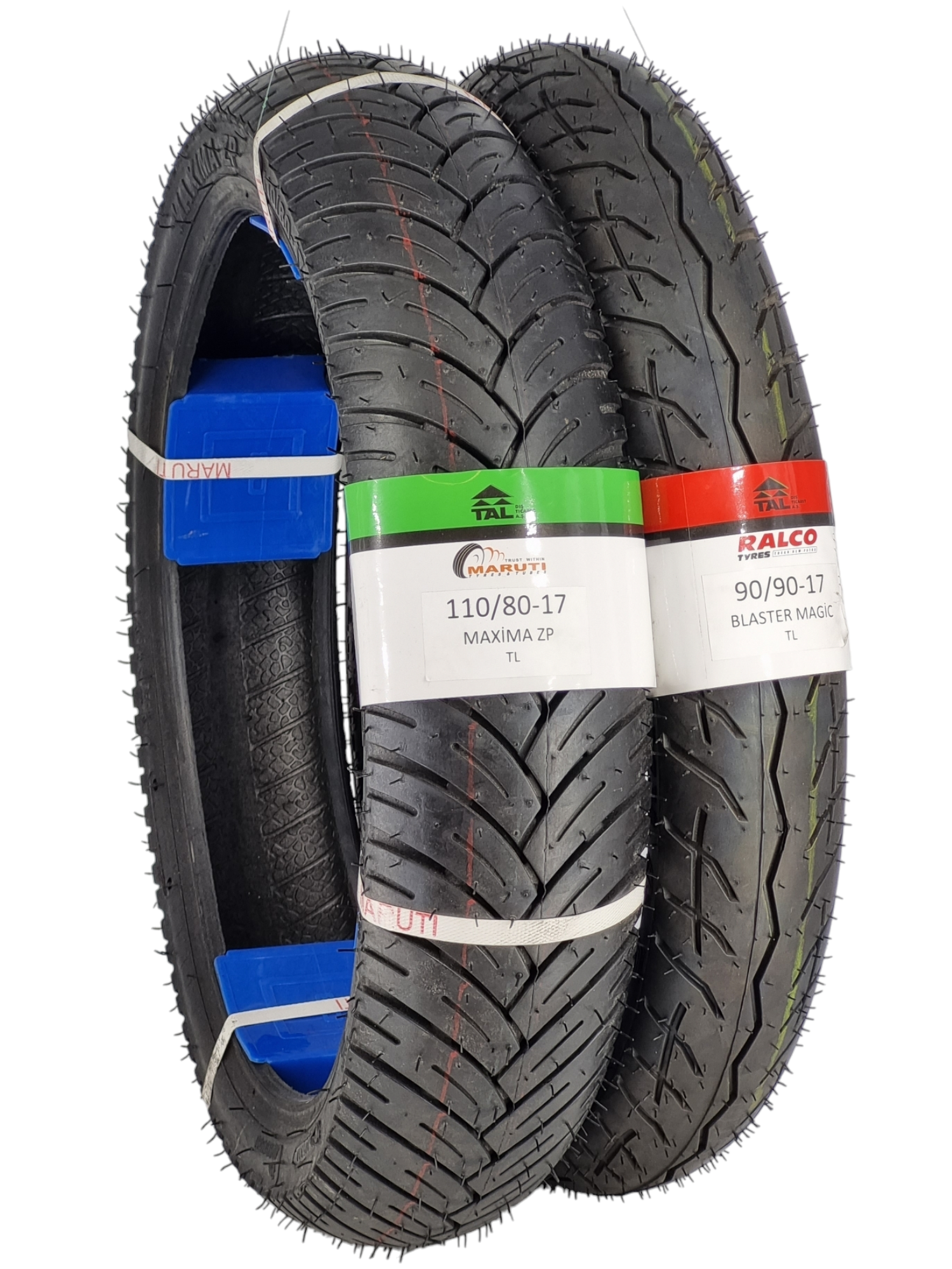 MARUTİ TYRES MOTOR LASTİK 110/80-17 VE 90/90-17 TL (TUBELESS - DUBLEKS) TAKIM MAXİMAMAGİC