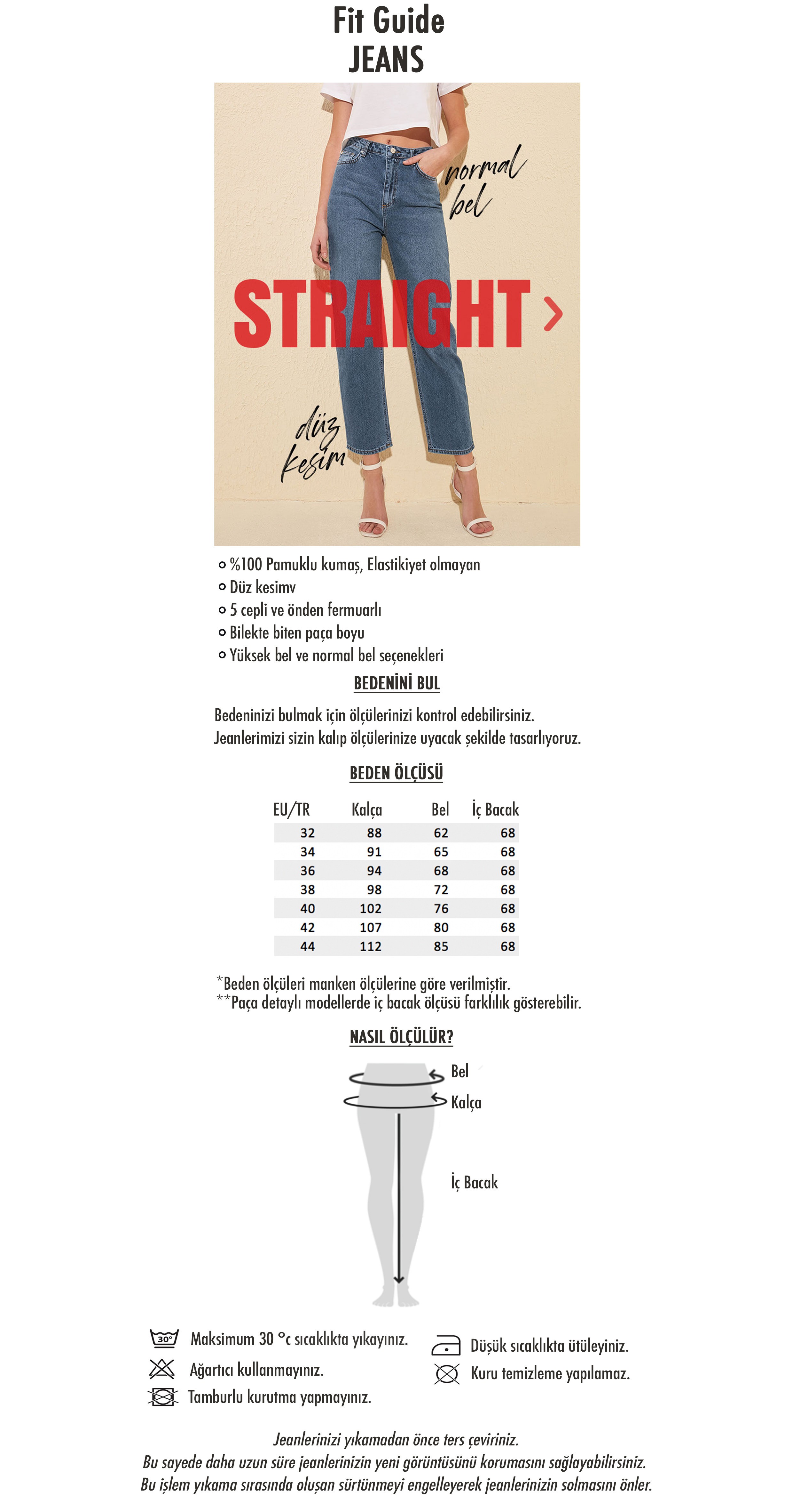 trendyolmilla lacivert yuksek bel straight jeans tofss19ni0014 fiyati yorumlari trendyol