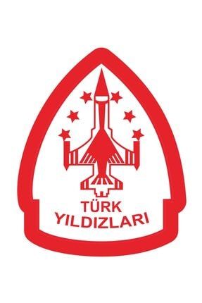 Türk Yıldızları Solo Türk Solotürk F16 Türk Bayrağı Sticker 11x9 cm 00048