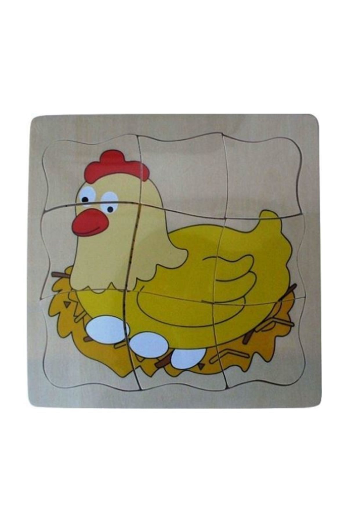 پازل آموزشی چوبی مرغ - بازی مونته سوری برای مهدکودک