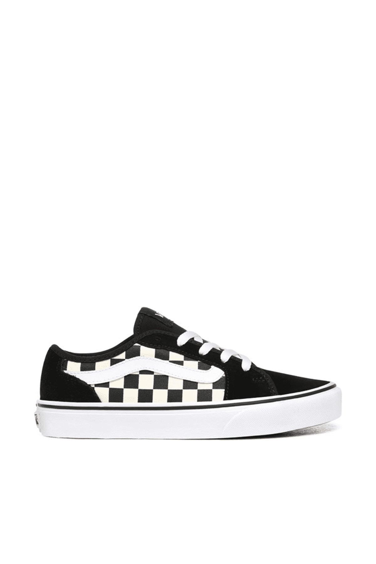 کتانی ونس زنانه مشکی شطرنجی اصل Vans