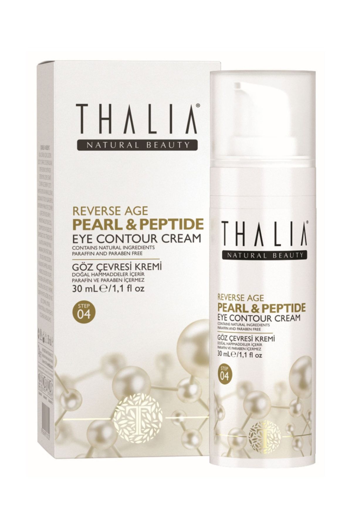 Thalia Natural Beauty Pearl Peptide Reverse Age Serisi Yaslanma Karsiti Goz Cevresi Bakim Kremi 30 Ml Trendyol