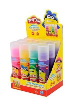 Play Doh Play Doh Transparan Renkli Stick Yapistirici 21 Gr 12 Li Kutu Pd Yp005x12 Trendyol