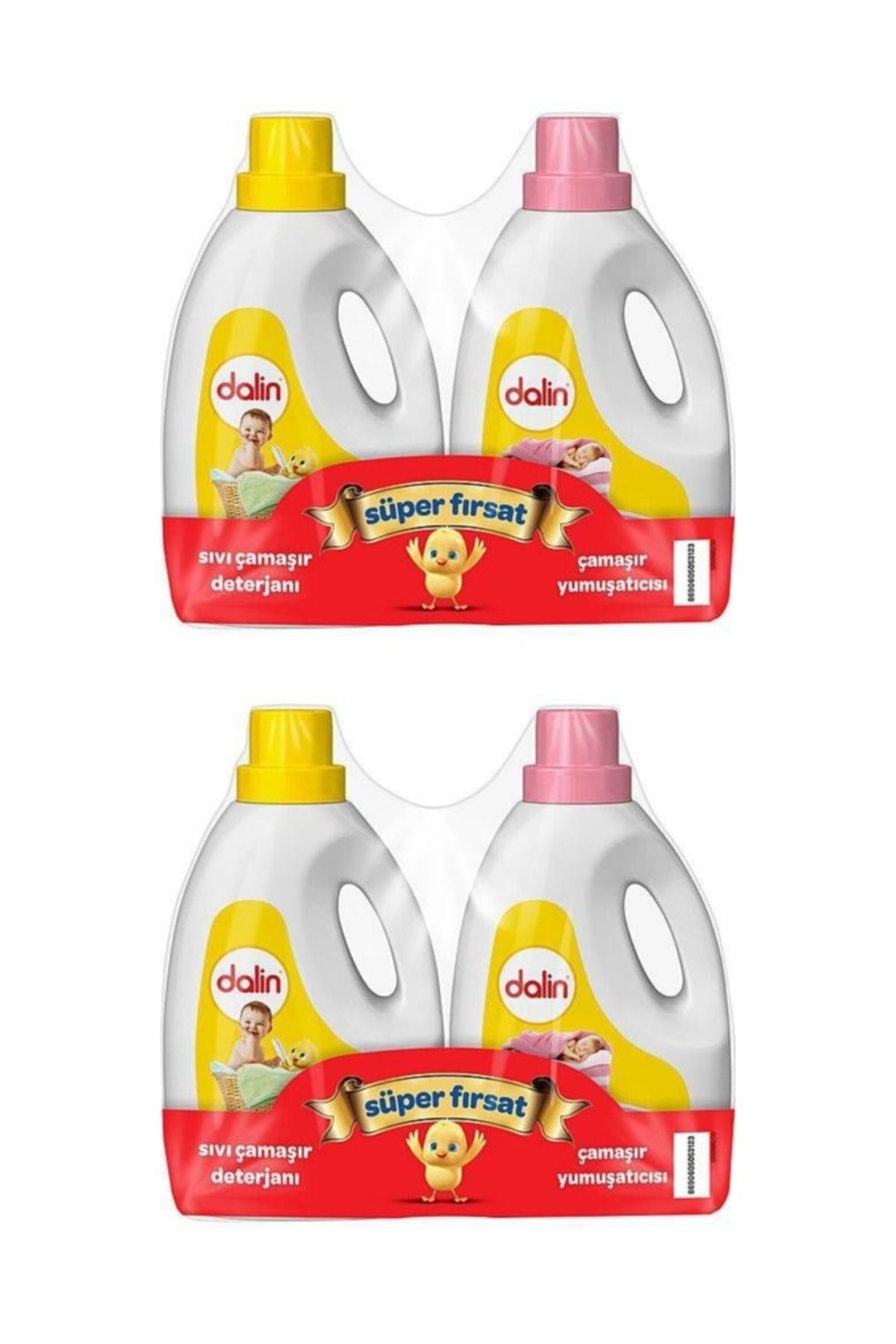 Dalin Çamaşır Deterjanı+yumuşatıc 1.2lt 2 Li*4 fotoğrafı 2 (önizleme)