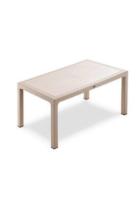 Novussi Novussi Masa 90 150 Camsiz Rattan Kapucino Classi Trendyol