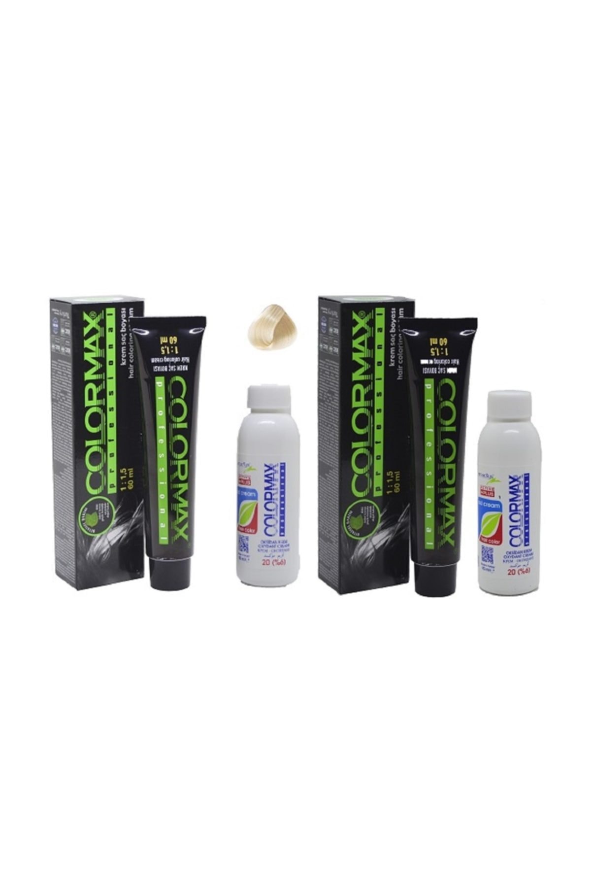 Colormax 900 Süper Açıcı Sarı + Orjınal Oksidan Krem 90ml 4'lü
