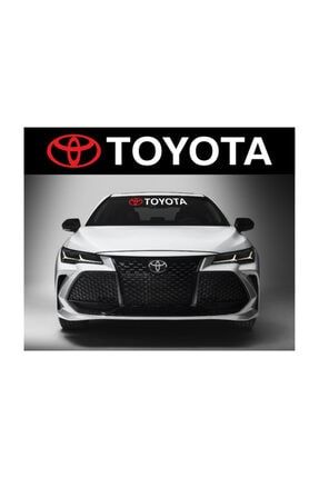 Toyota Ön Cam Sticker Yapıştırması Araba Sticker V2 Siyah1b25