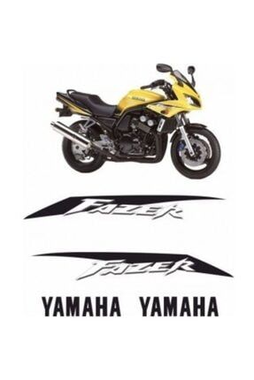 Yamaha Fazer Sticker Motorsiklet Stickerı Yapıştırma Siyah1b208