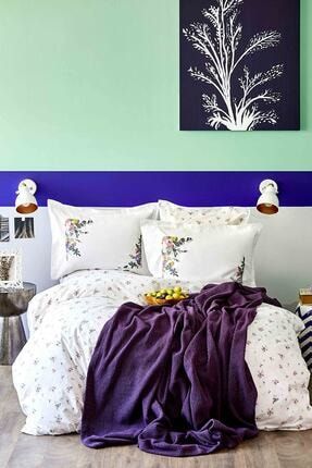 Karaca Home Annas Lila Cift Kisilik Nevresim Yatak Ortusu Set 200 10 01 0181 Trendyol