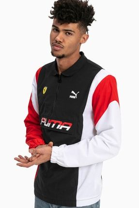 Puma Ferrari T7 Erkek Kirmizi Ceket 595425 01 Trendyol