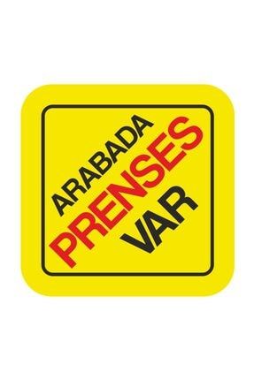 Arabada Prenses Var Sticker 14x14 Cm 00179