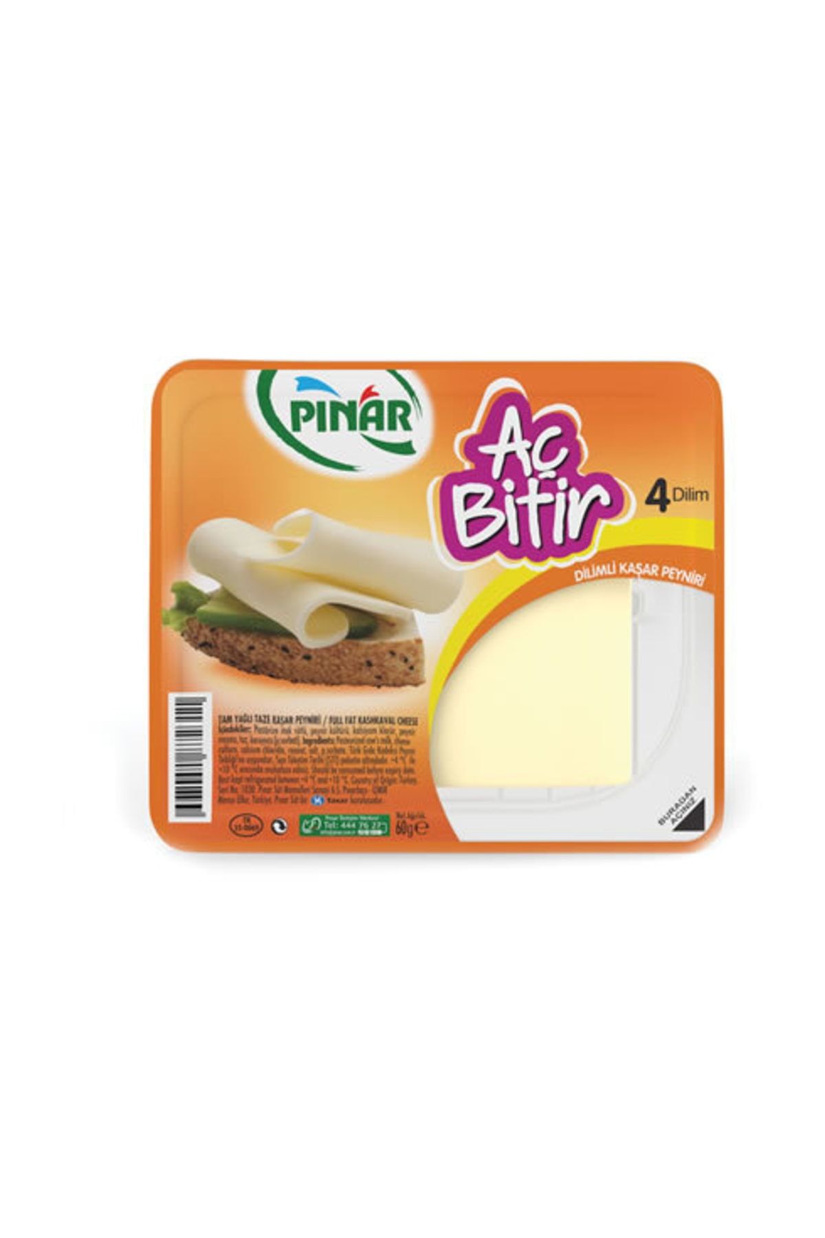Pinar Ac Bitir Kasar Dilimli 60 Gr Fiyatlari Ozellikleri Ve Yorumlari En Ucuzu Akakce