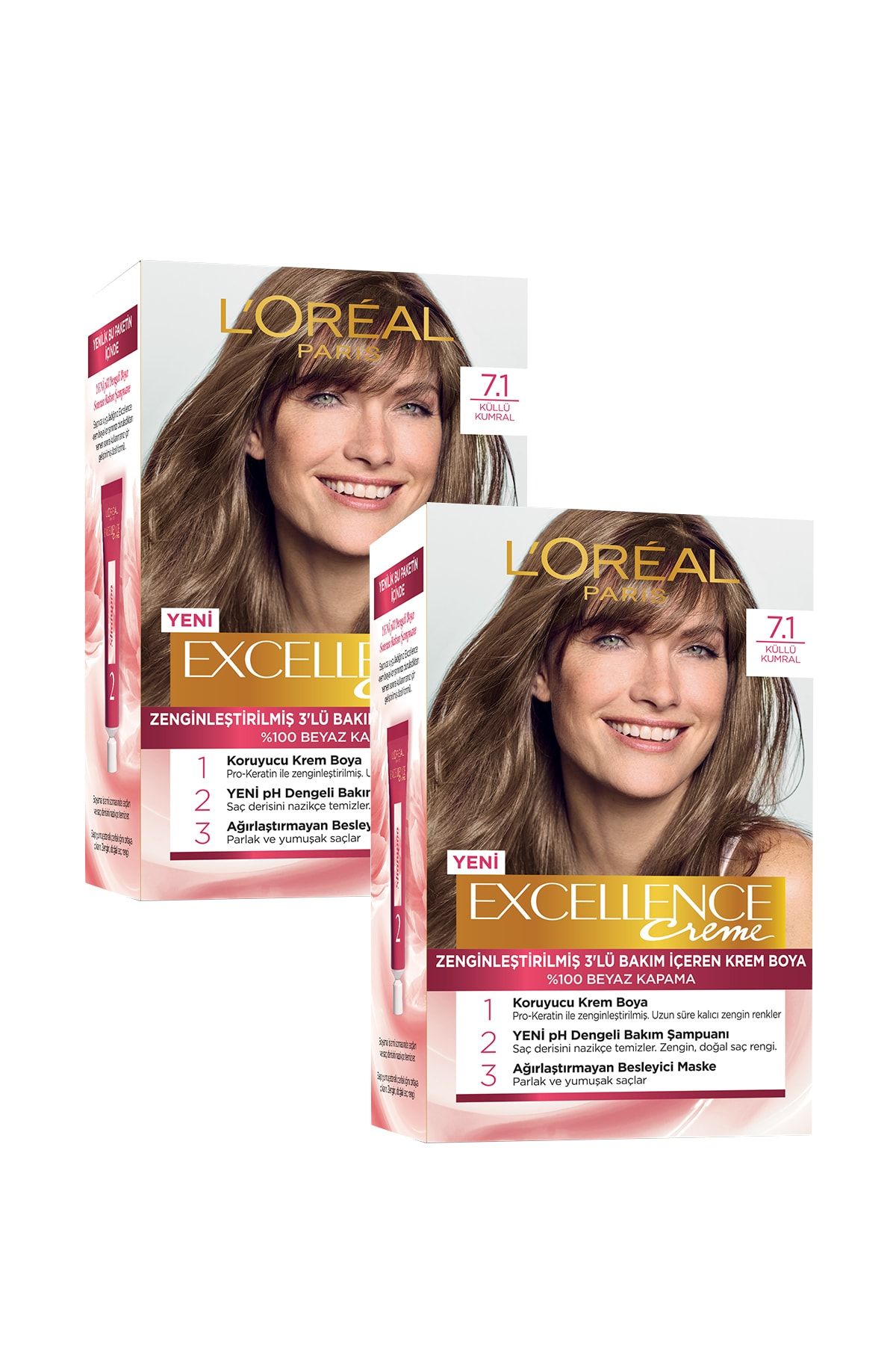 L Oreal Paris Excellence Creme Sac Boyasi 7 1 Kumral Kullu 2 Li