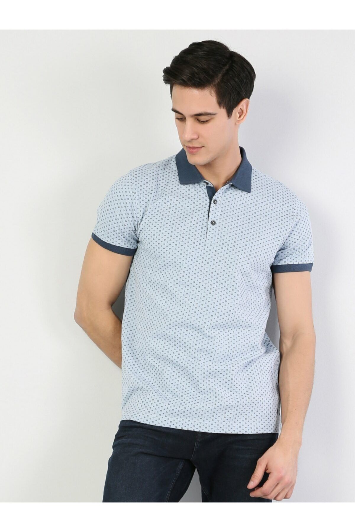Colin S Erkek Polo Yaka Mavi Kisa Kol T Shirt Cl1042608 Fiyatlari Ozellikleri Ve Yorumlari En Ucuzu Akakce