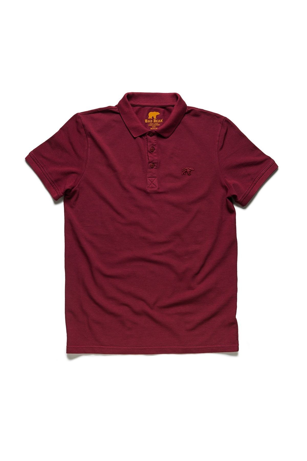 Bad Bear PIQUE POLO MAROON
