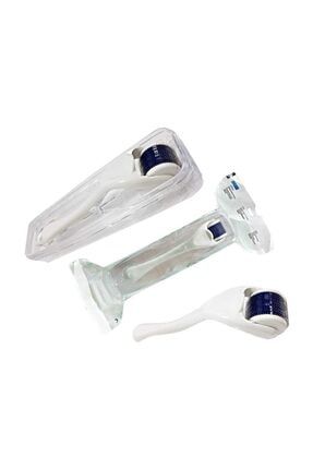 Kozmetik Srs 1 0mm Gold Dermaroller Masaj Aleti 540 Igneli Mavi Su Serum Taragi Sac Yuz Vucut Trendyol