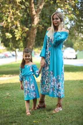 Eylul Elif Butik Anne Kiz Kombin Elbise Trendyol