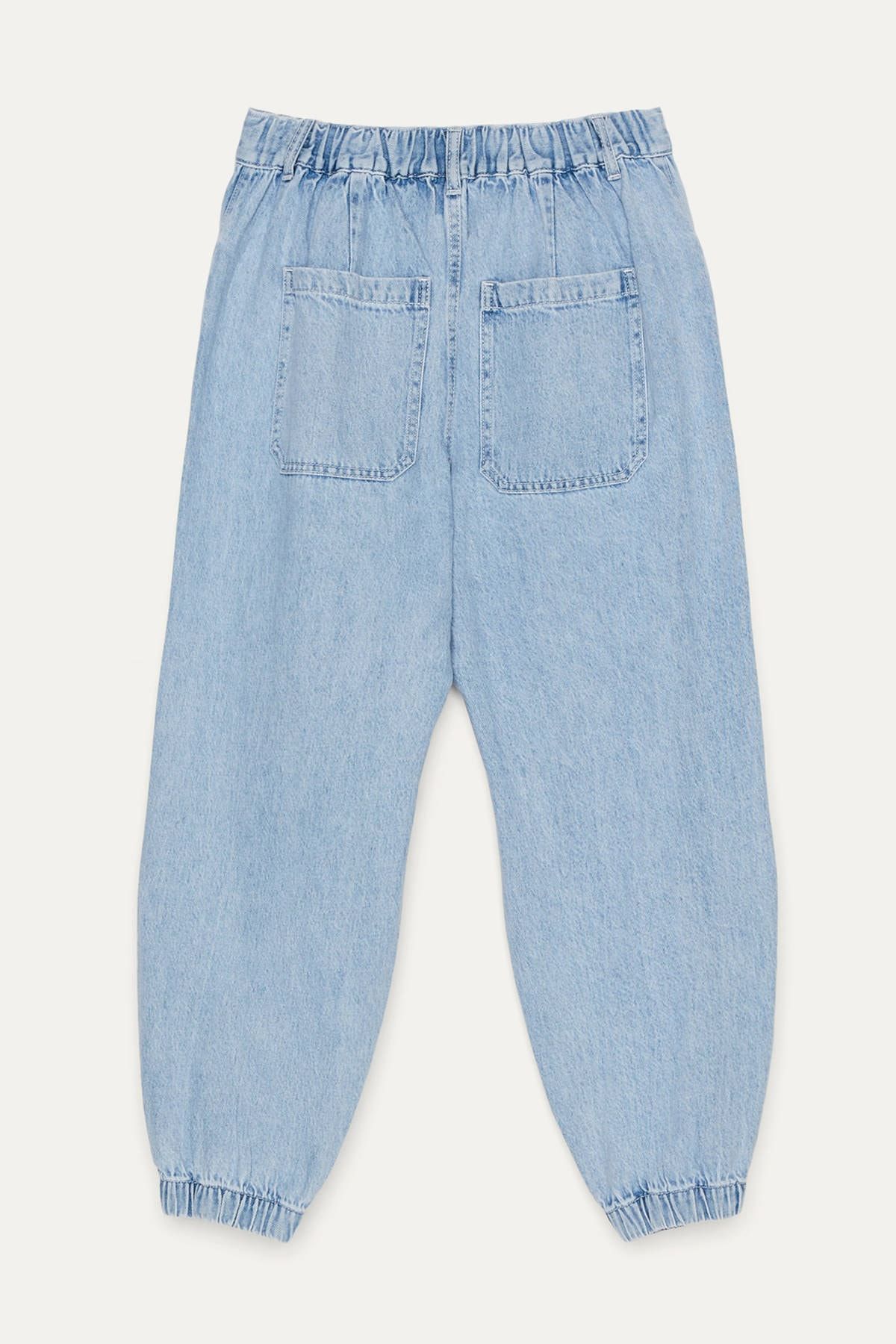 Bershka Erkek Acik Mavi Balloon Jogging Fit Jean 00271534 Trendyol