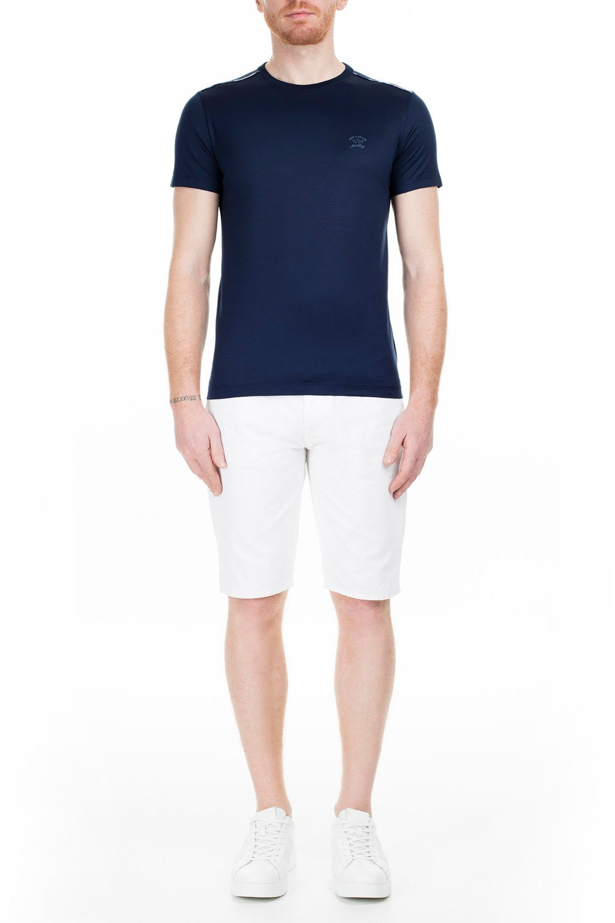 Paul Shark Paul Shark T Shirt Erkek T Shirt E18p1086sf 013 Trendyol