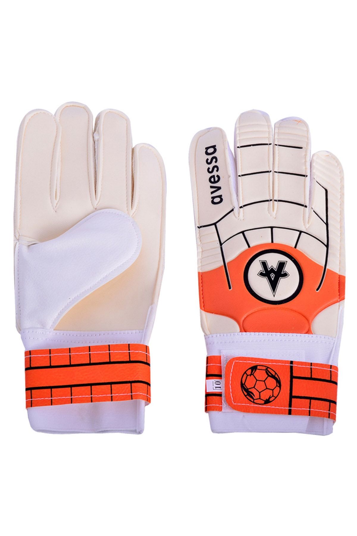 AVESSA-Goalie Gloves Orange 2