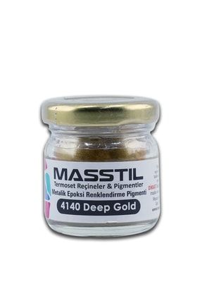 Deep Gold Metalik Epoksi Renklendirme Pigmenti 123Deep Gold